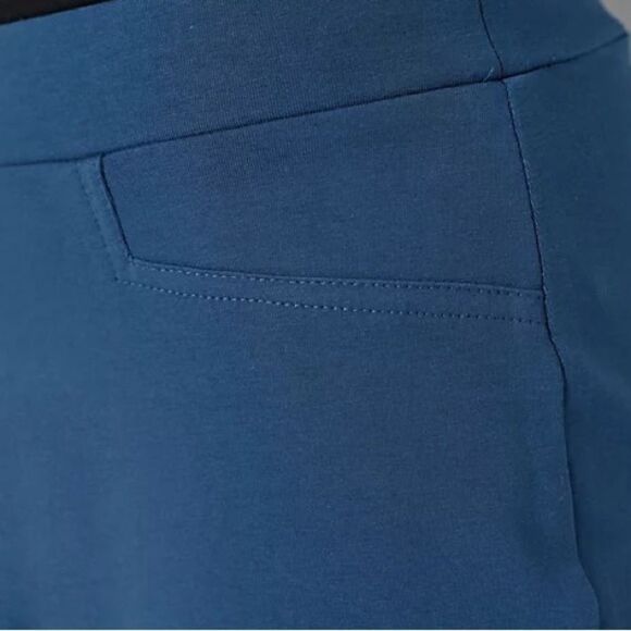 Susan Graver Weekend Petite Premium Stretch Slim Leg Pant - Picture 3 of 6